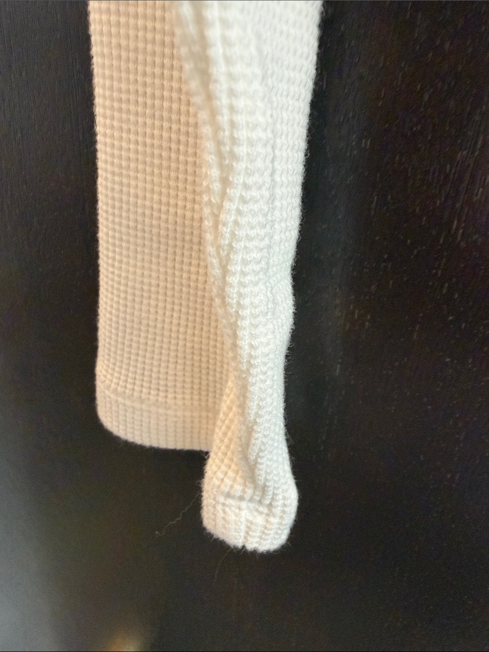 We The Free Cream Ribbed Scoop-Neck Button-Front Cardigan - Picture 7 of 8